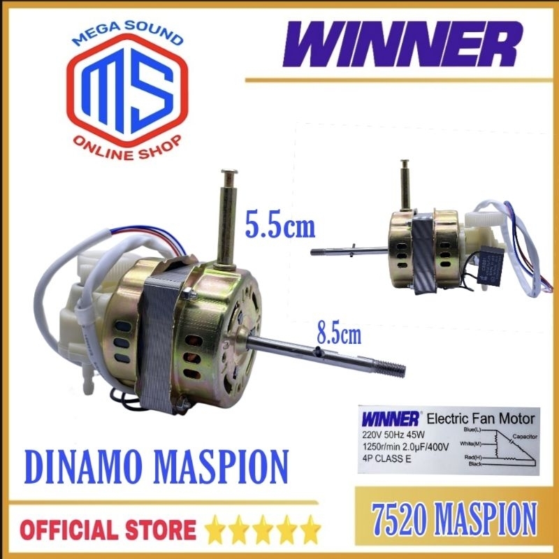 Winner Dinamo Kipas Angin Maspion 12-16 inch Motor KIPAS Angin