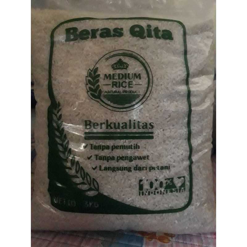 

Beras Selip/Slyp pulen kemasan 3kg