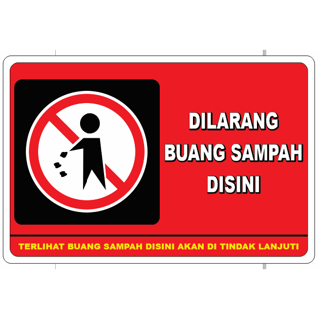 

STIKER DILARANG VINYL STIKER INDOOR ( FREE CUSTOM )