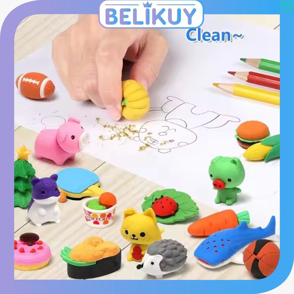 

Belikuy COD Penghapus Motif Binatang Lucu Keren / Eraser Karakter STY34