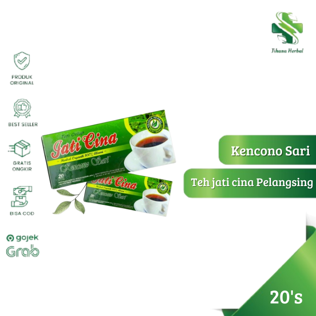 

Teh Celup Jati Cina Kencono Sari - Teh Diet Alami - Penurun Berat Badan