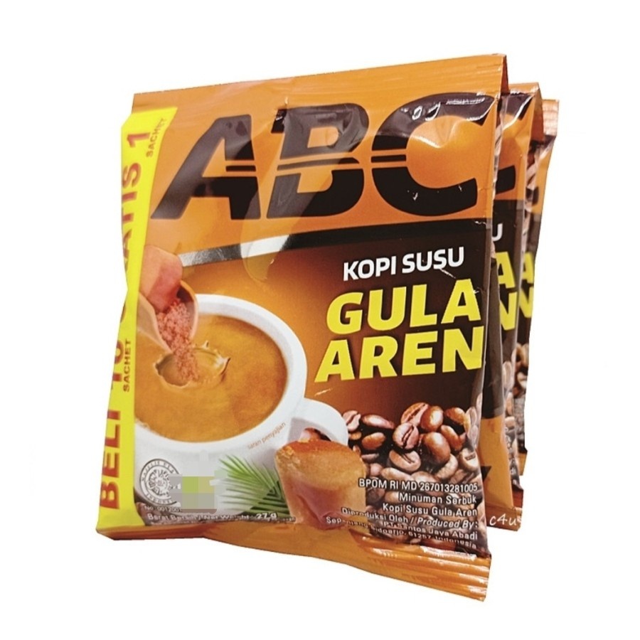 

Kopi ABC Gula Aren Renceng - Netto 27gr x 11bks