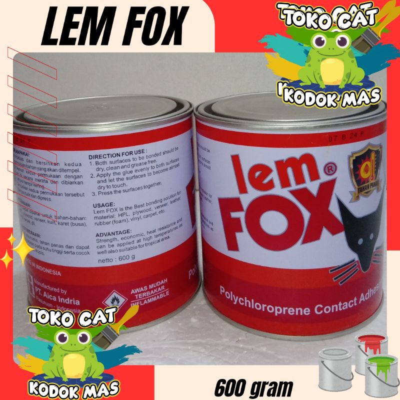 LEM FOX KALENG MERAH 600 GRAM