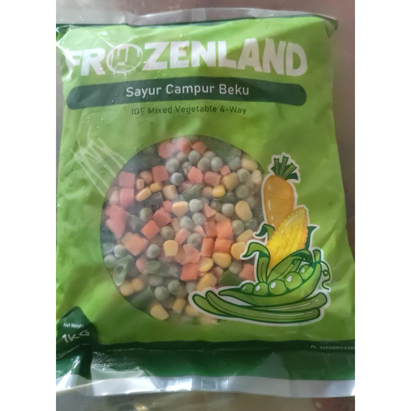 

Mix Vegetable 1 Kg | Sayur Campur Potong Beku
