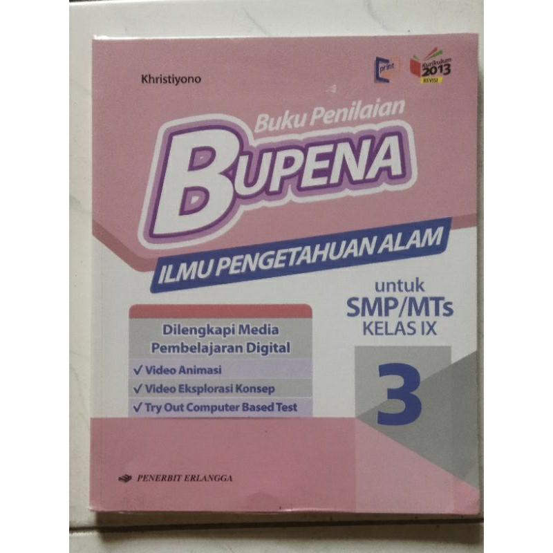 Bupena IPA kelas 9 Erlangga
