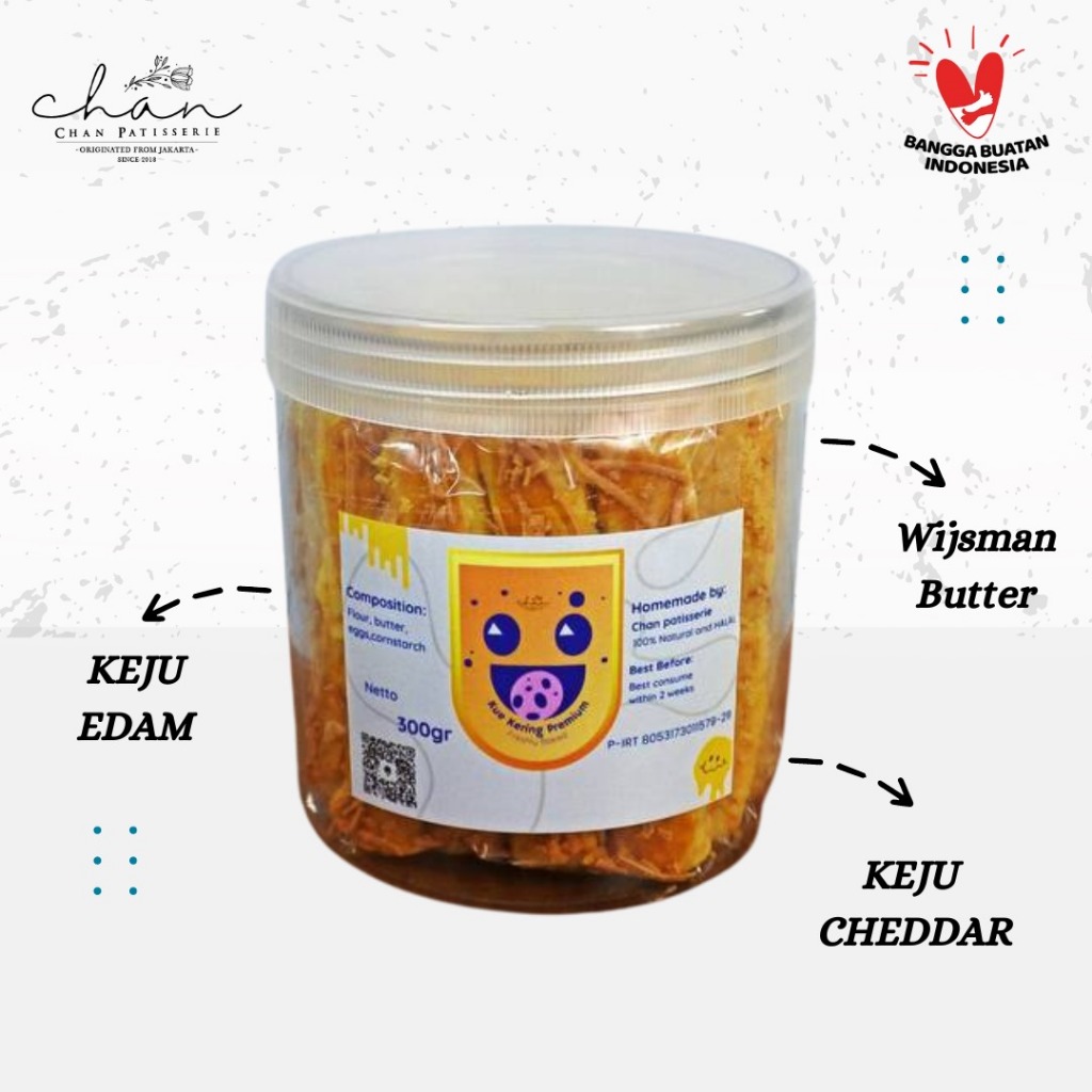 

RB Kastengel Edam Premium Chan Patisserie - Jar 300gr