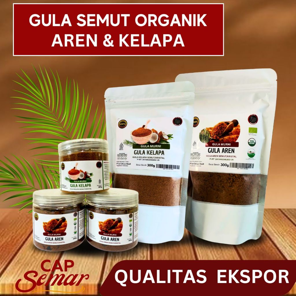 

Gula Aren & Kelapa Semut Bubuk Kualitas Premium | 100% ASLI Nira Murni | Gula Sehat Kemasan EKonomis