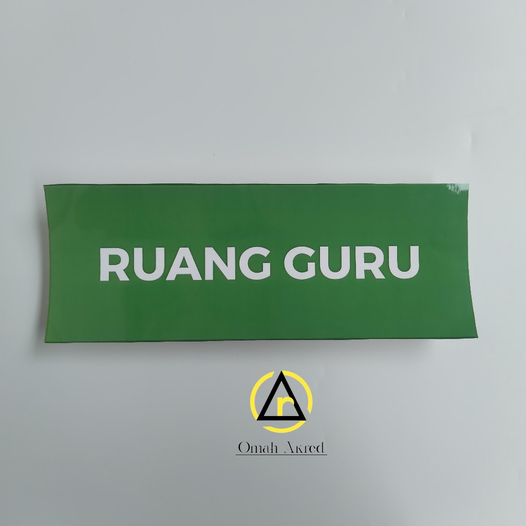 

Stiker Ruang Guru - Sekolah - Nama Ruang Sekolah