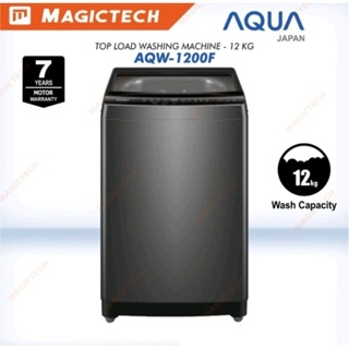 AQUA Mesin Cuci AQW -1000F 10Kg/AQW-1200F 12KG 1Tabung Mesin Cuci Aqua 1Tabung 10Kg Top Loading