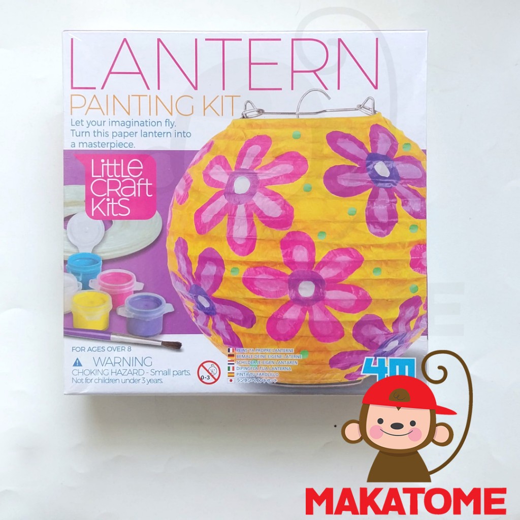 

4M Lantern Painting Kit art and craft kids lampion gantung mewarnai anak