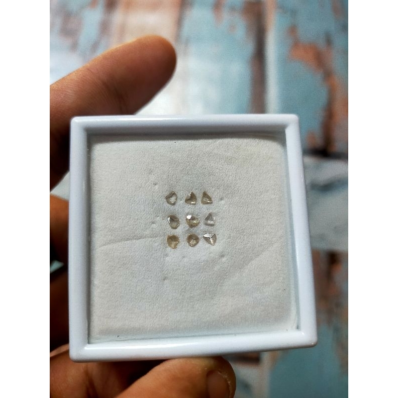 Paket Hemat Asli Intan Belahan,Berlian Belahan Banjar Harga Per Kotak