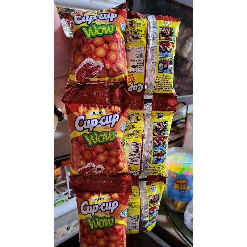 

chiki cup cup/cup cup cemilan jadul per renceng isi 10bks