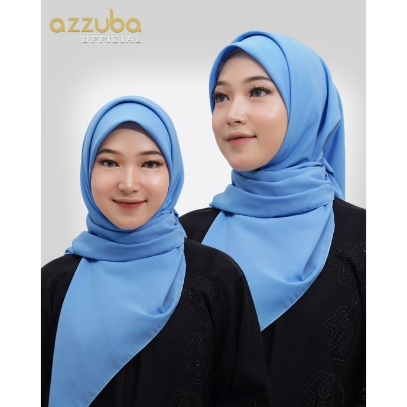 Hijab segi empat Biru Langit