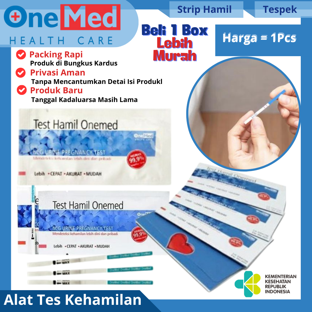 ONE MED - ALAT TES KEHAMILAN TESTPACK ONEMED TESPEK PREGNANCY SENSITIF DIGITAL - 1 PCS