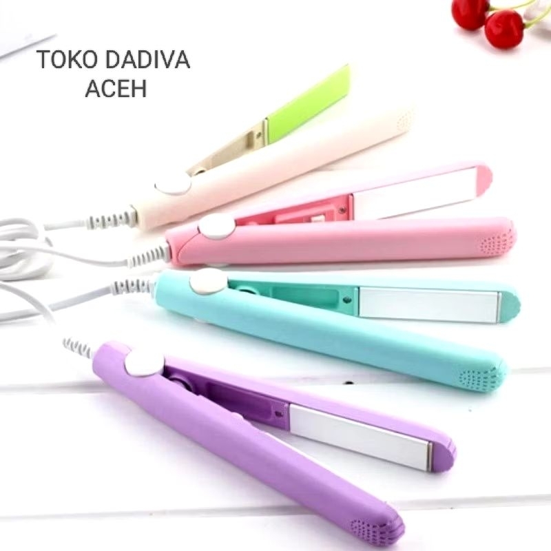 CATOKAN MINI PELURUS RAMBUT DAN KERITING PORTABLE