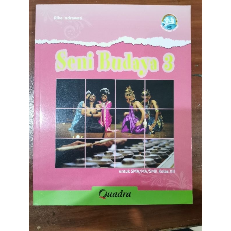 Seni Budaya Quadra untuk SMA kelas 12 - bekas