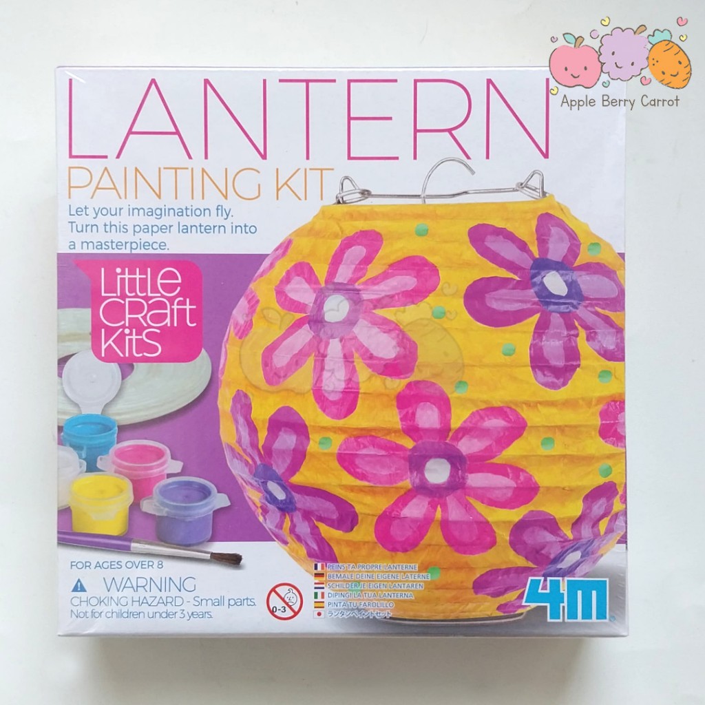 

4M Lantern Painting Kit art and craft kids lampion gantung mewarnai anak