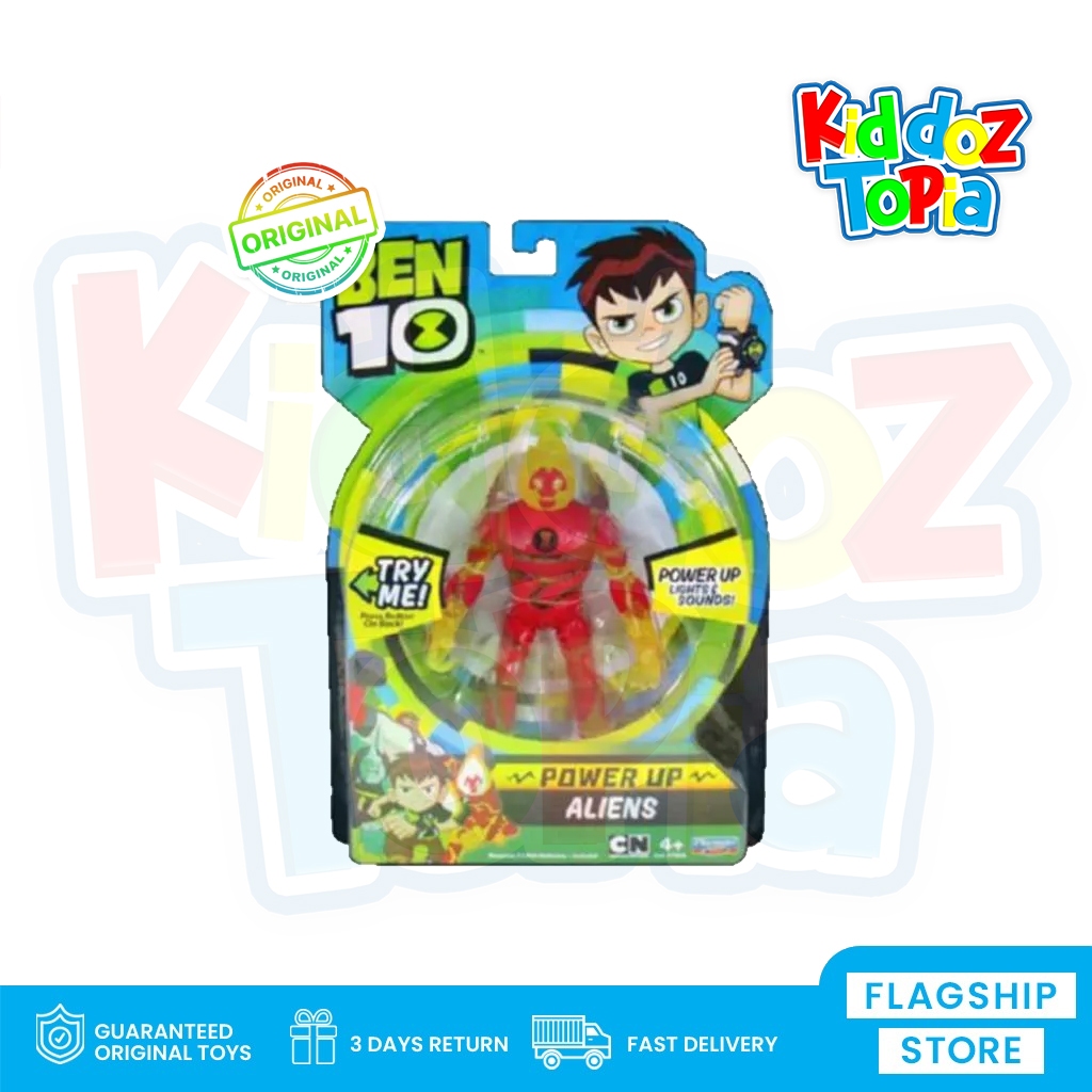 Ben10 Ben 10 Power Up Lights & Sounds Aliens Basic Figure PM76600
