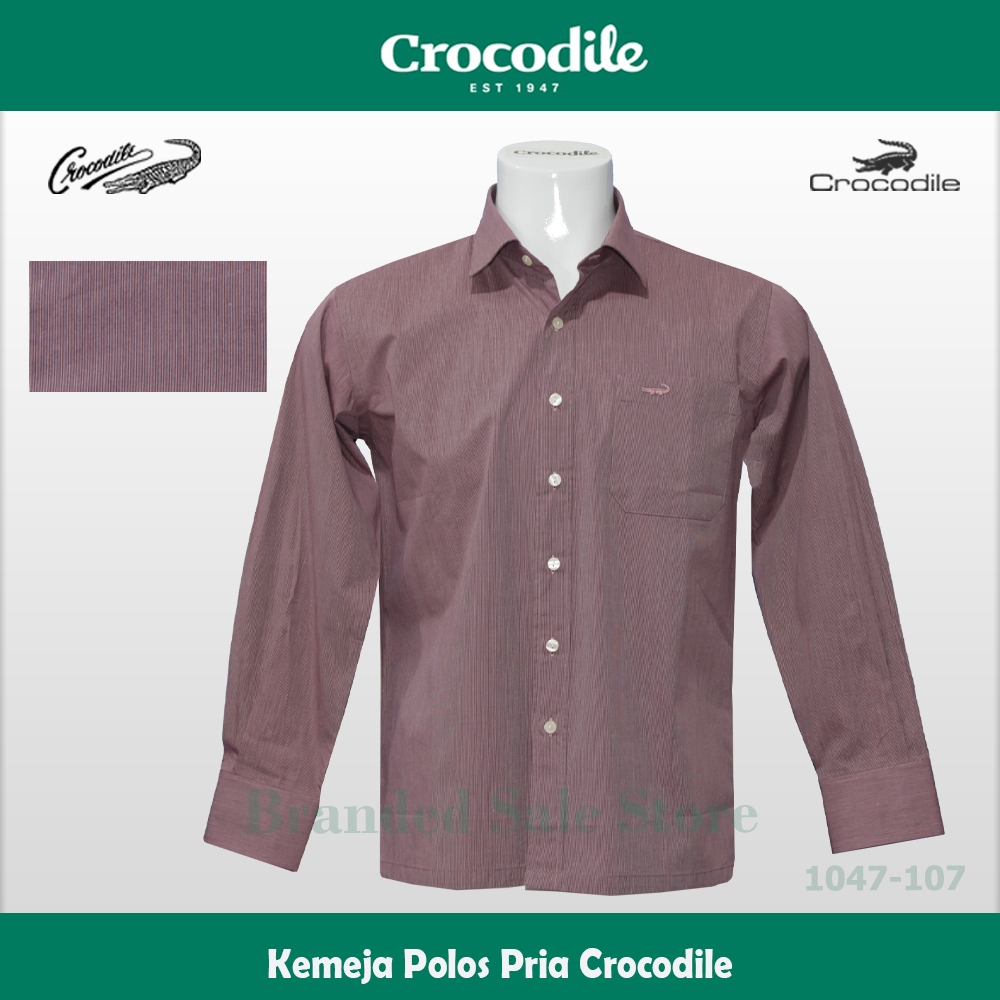 Kemeja Pria Lengan Panjang / Baju Lengan Panjang Crocodile  1047-107-35