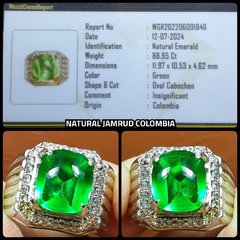 BATU JAMRUD COLOMBIA KRISTAL ( BOLL ALAMI ) + MEMO LAB