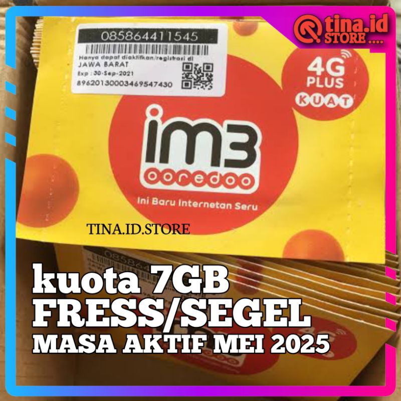 KARTU PERDANA INDOSAT 12GB SEGEL