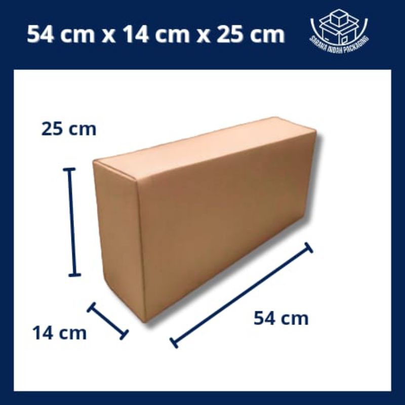 

(5 pcs) Kardus Packing Polos Besar, Kardus Packing Knalpot, Box Packing dll 54x14x25 cm