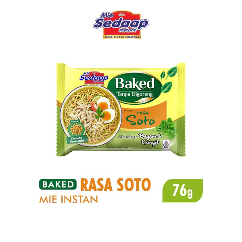 

Sedaap Mie instan Baked Kuah Soto 76g