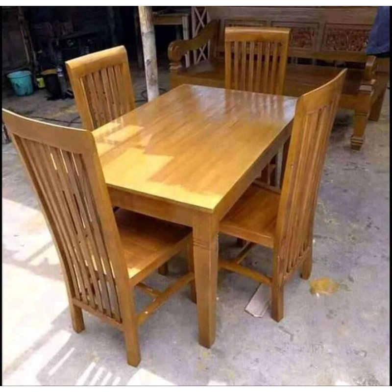 kursi makan jepara minimalis jati