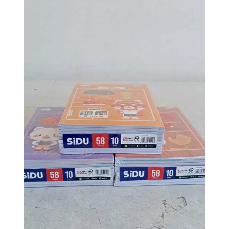 

Buku tulis SIDU sinar dunia 58 Lembar isi 10 pcs