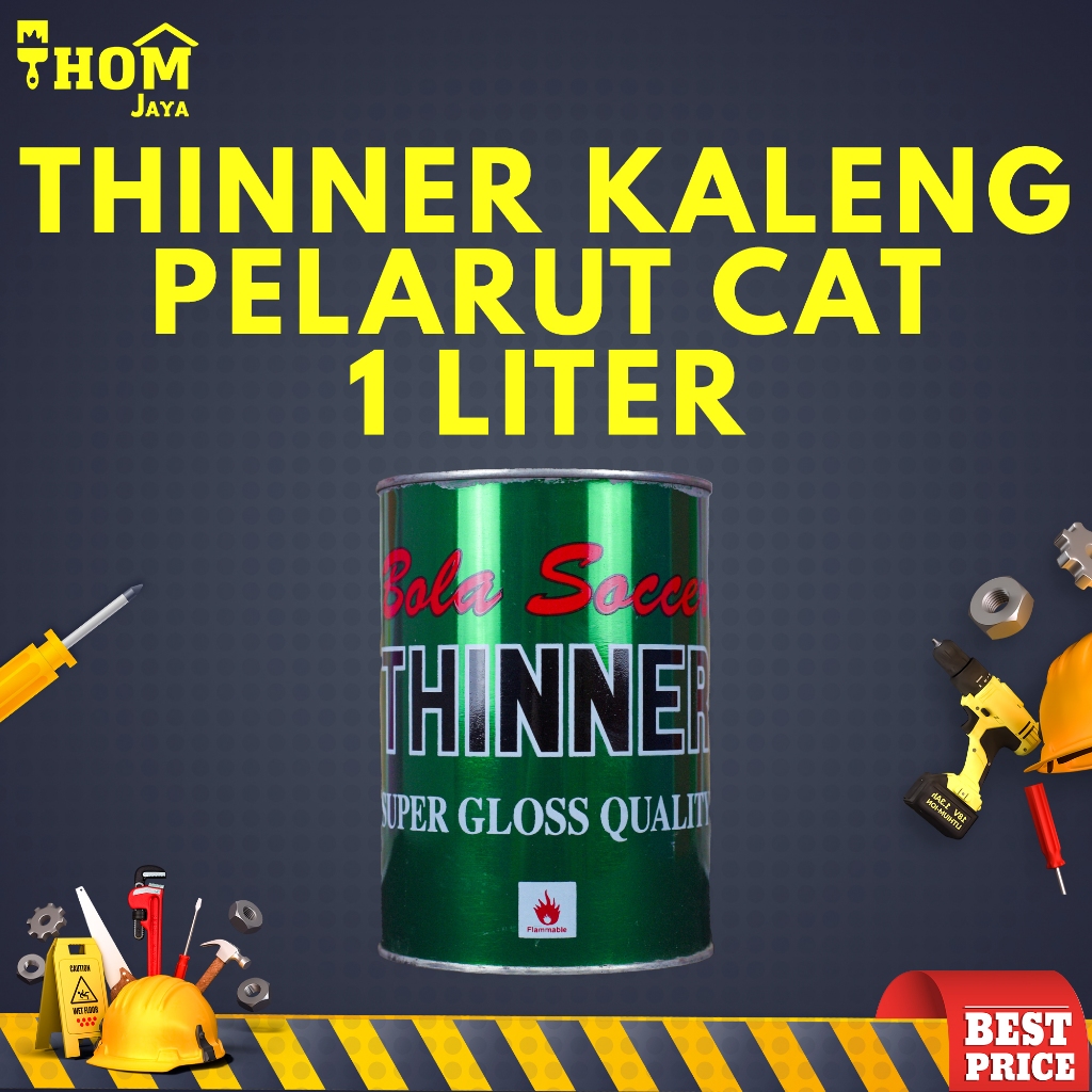 THINNER KALENG / THINNER CAT / CAIRAN PENGENCER CAT / TINER KALENG - 1 LITER