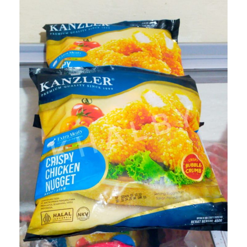 

kanzler chicken nugget crispy 450gr