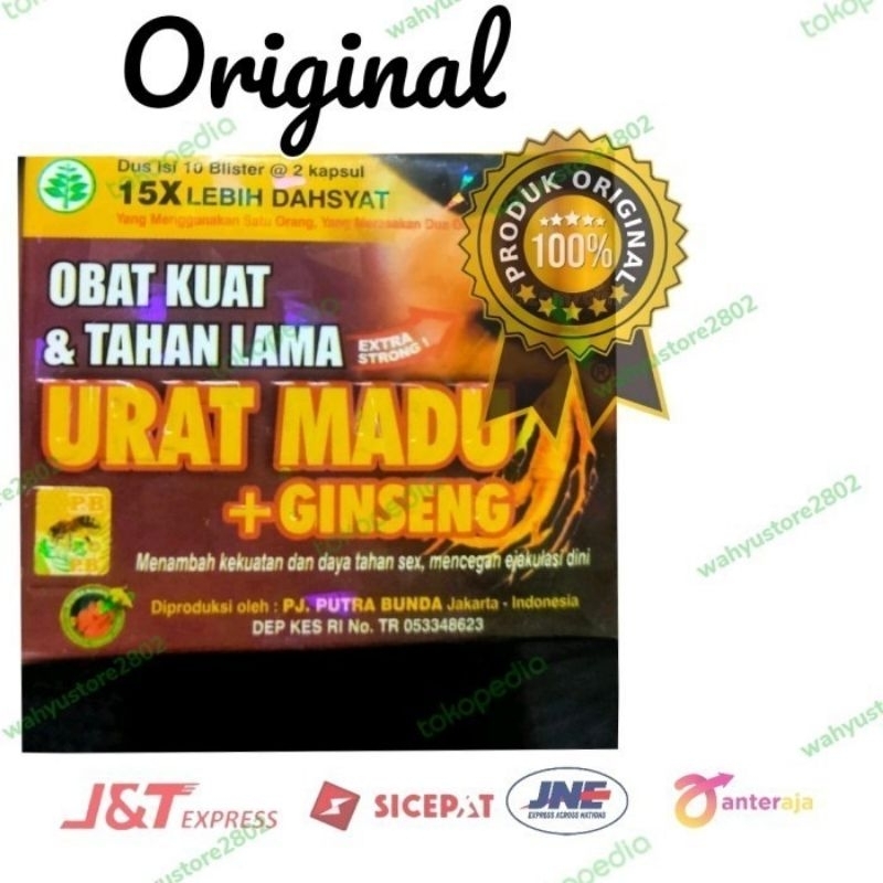 

Ulat madu Ginseng isi 10 sachet Original