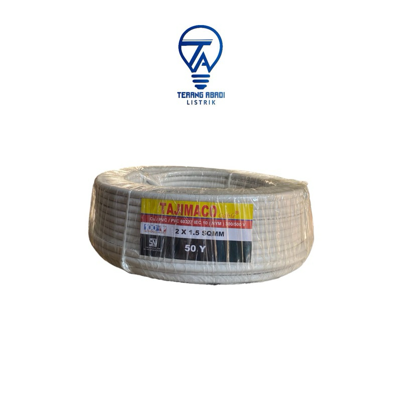 kabel NYM Tajimaco 2x1,5 50yard per roll