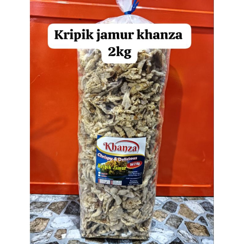 

kripik jamur khanza