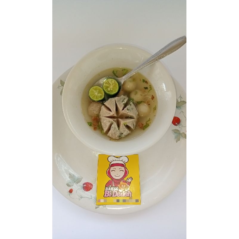 

Bakso Daging Sapi Bawang - (kumplit aci original cuangki tahu)