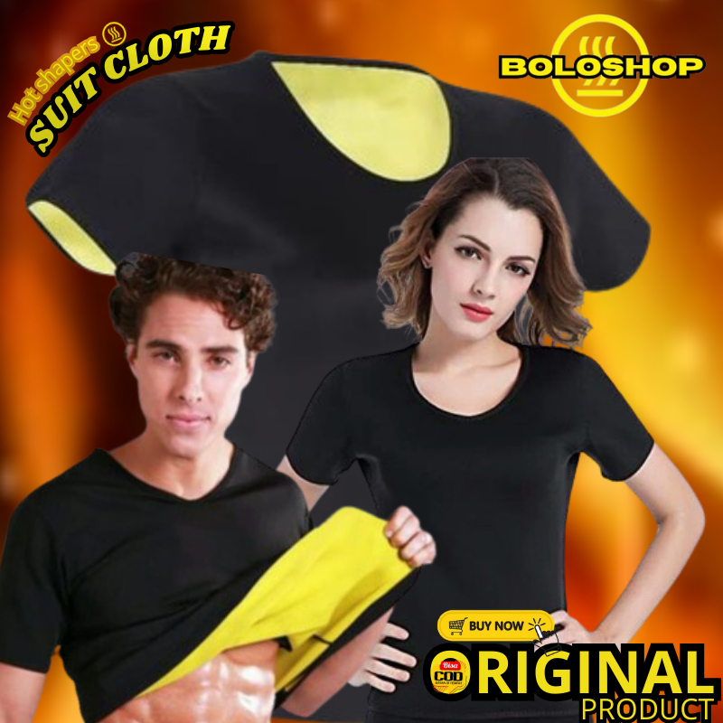 HOT SHAPERS CLOTH SUIT FULL BAJU PEMBAKAR LEMAK KORSET BAJU PELANGSING PENGECIL PERUT BAJU SAUNA SUI