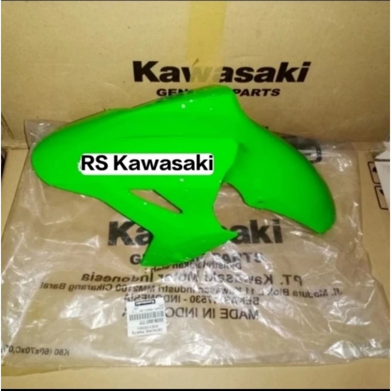 spakbor depan new ninja 250 fi 250fi new 2018 up hijau original