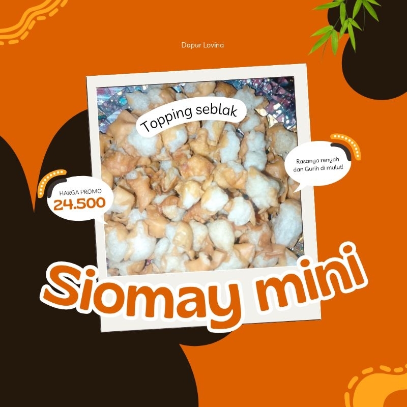 

Siomay mini kering 1 kg / Cuanki somay mini / siomay kering/ gurilem / bustik / toping seblak