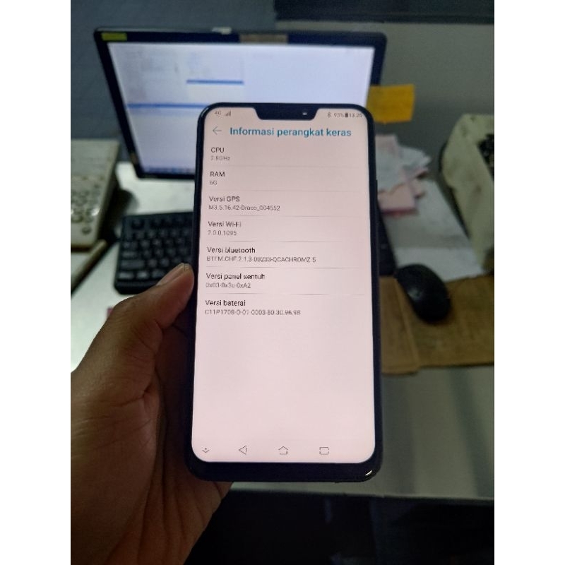 LCD Frame Asus Zenfone 5Z 5 2018 Ori Mulus