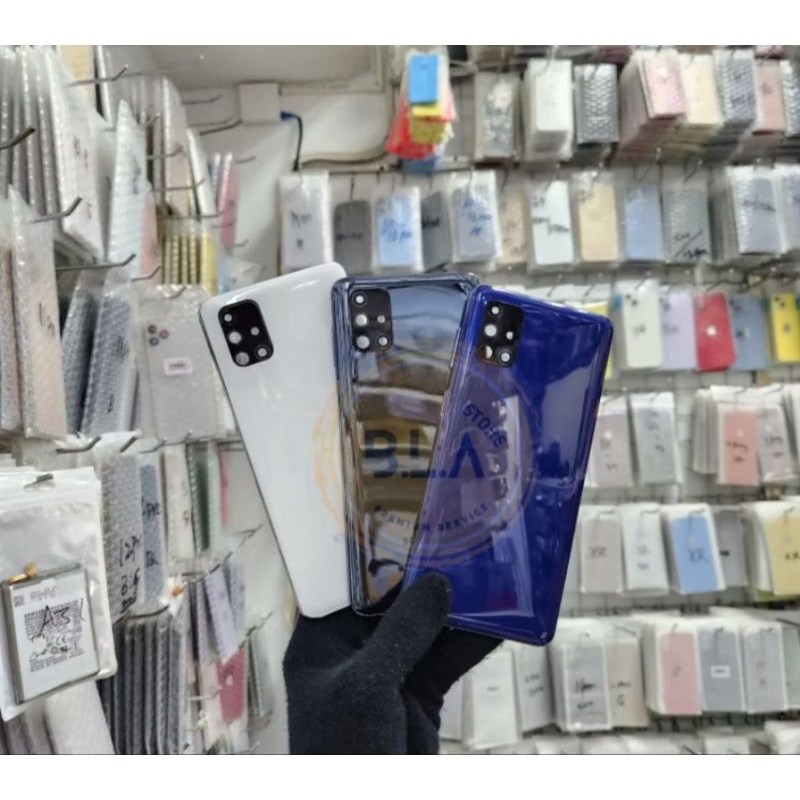 Backdoor / Back Casing Fullset Samsung Galaxy M51 M515F Backdoor  + Bezel Original