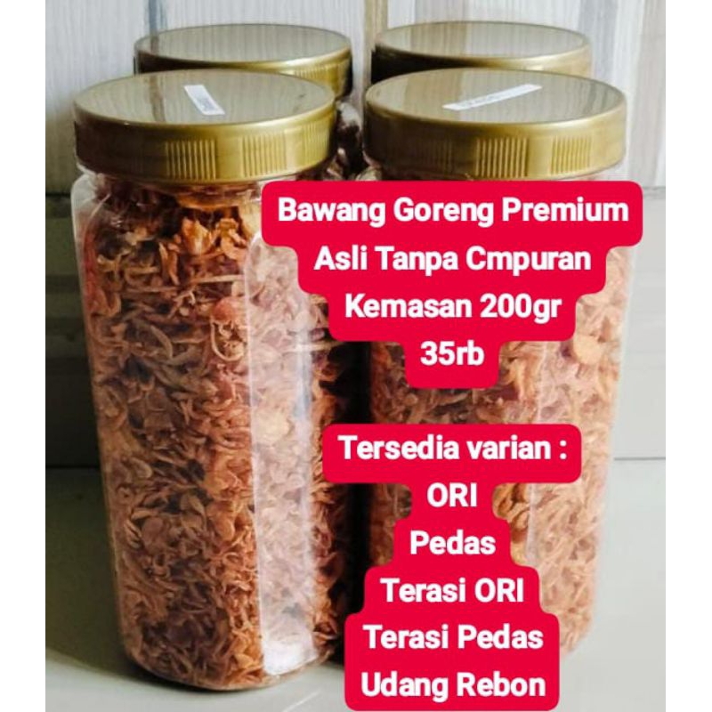 

BAWANG GORENG PREMIUM TOPLES 200GR DAPOER MAMA TAMA