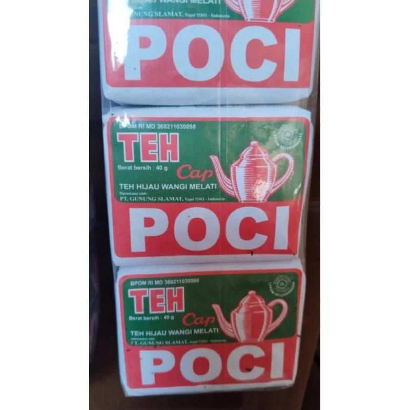 

TEH POCI HIJAU 40 GR isi 10 pcs