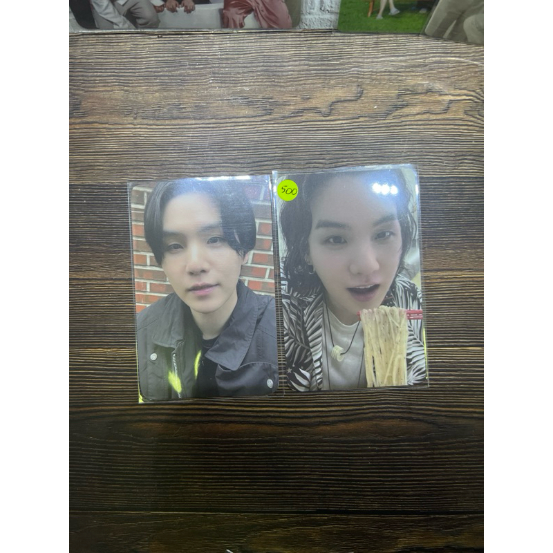 photocard pc min yoongi suga vinyl dday d-day bakmi mie