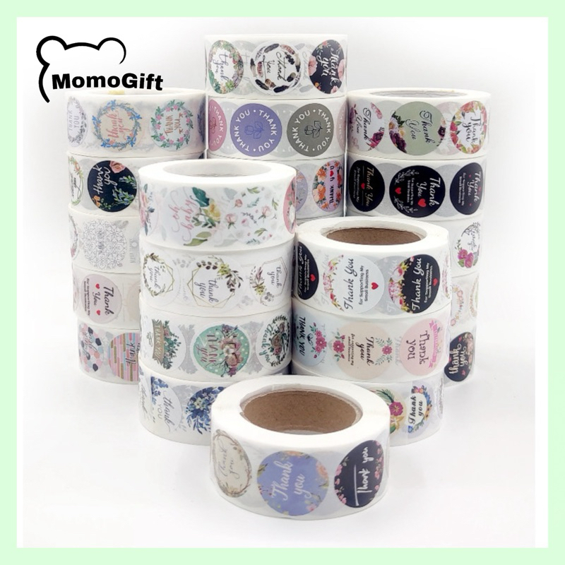 

Stiker 1 Roll Thank You Label Bulat Ucapan Untuk Packing/Stiker Selamat Menikmati Label Makanan isi 500 Pcs