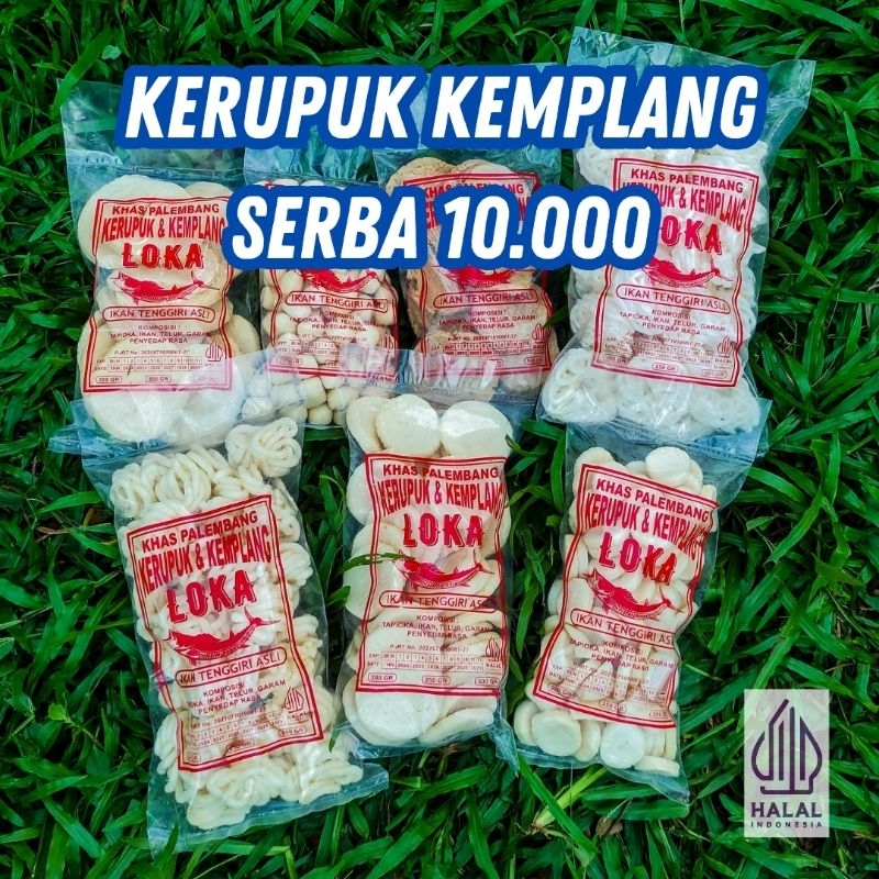 

*SERBA 10.000* KEMPLANG KERUPUK SUPER IKAN TENGGIRI KERUPUK KHAS PALEMBANG