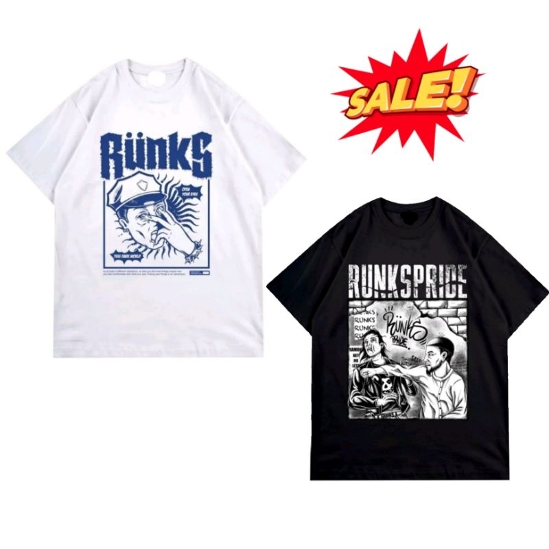 Kaos distro brand lokal runks pride ss / t-shirt runks pride