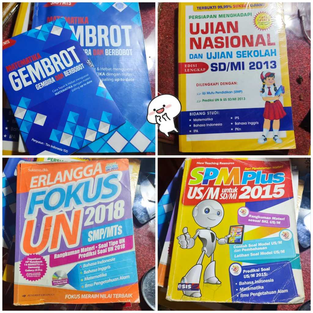 FANSTORE_PKU - COD - Buku Bekas / Matematika Gembrot / Ujian Nasional / Fokus UN 2018 SMP/NTs / Ujia