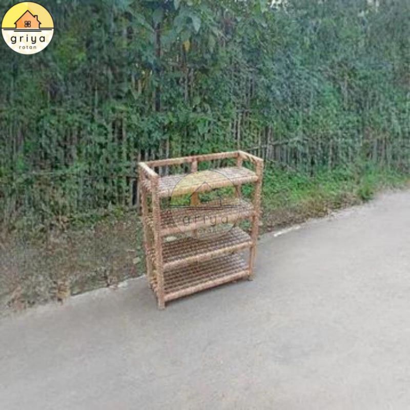 Rak Sepatu Rotan Sintetis
