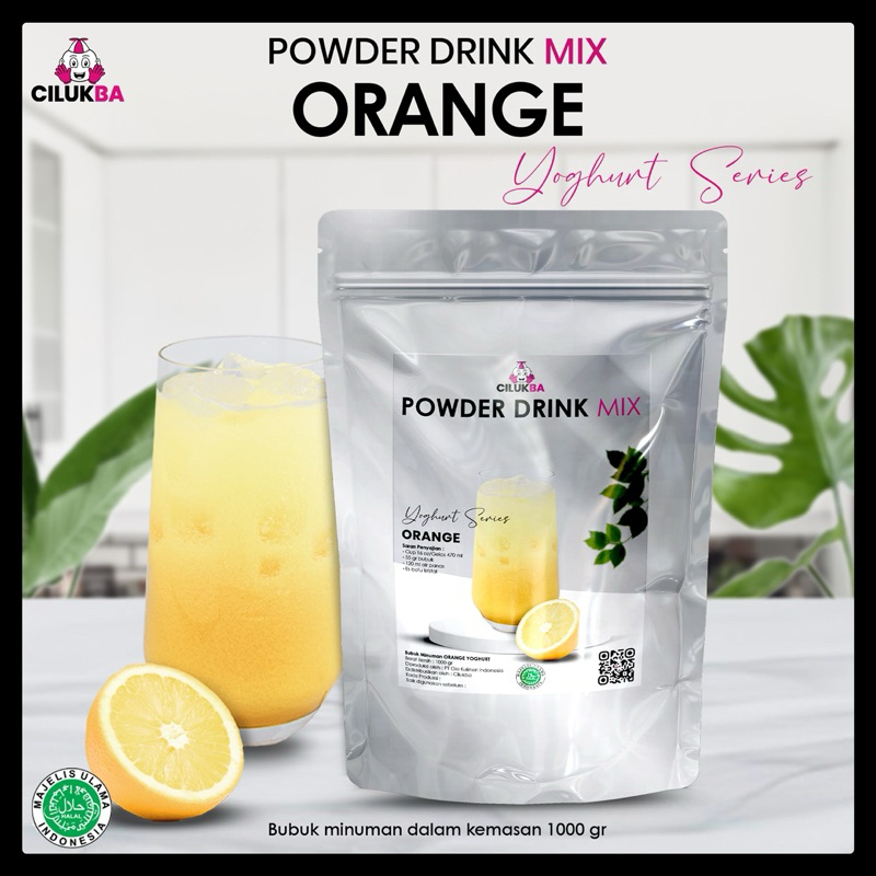 

Bubuk Minuman Rasa Orange Yoghurt 1 kg / Powder Drink Mix
