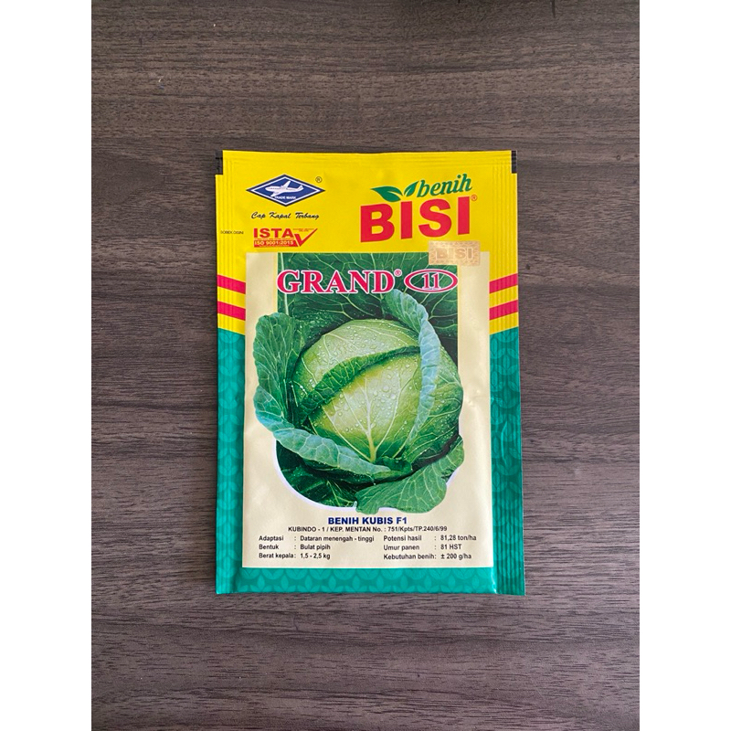 Benih kubis Grand 11 15gram